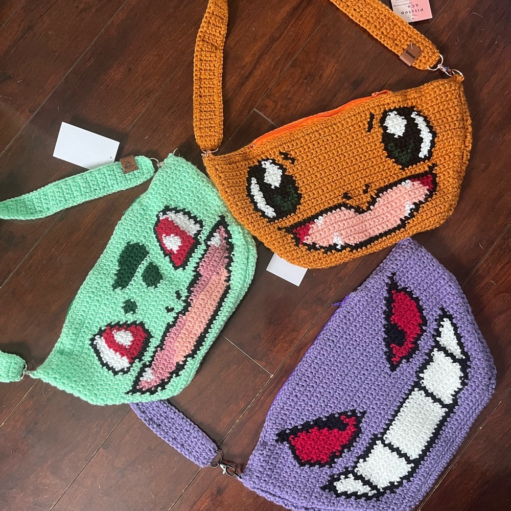 Crochet Pokémon Bags